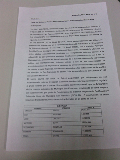 Centro 99 reconoce sus bachaqueros y coge línea 4 1905 otra%20vez%20nota%20bbb jmm